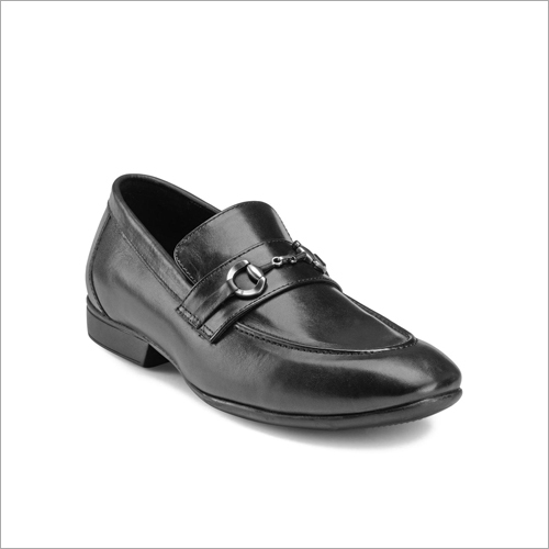 Black Mens Designer Loafer Shoes
