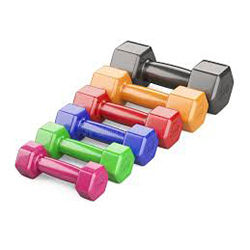 Colourful Vinyl Dumbbell