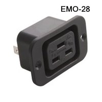 Elcom Emo-28, Screw Mount Socket 16a (female)