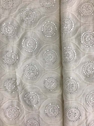 Cotton Embroidery Fabric By PEARL FASHIONS PRIVATE LIMITED