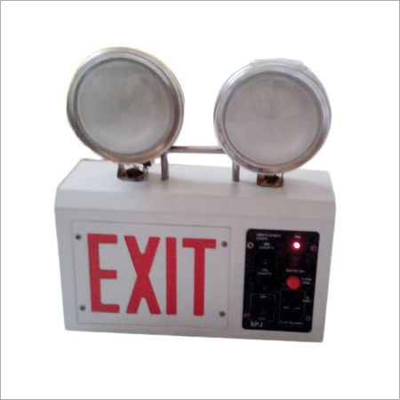 Emergency Light - Fine Industrial Emergency Exit Light with LED Sign  Manufacturer from Tiruppur