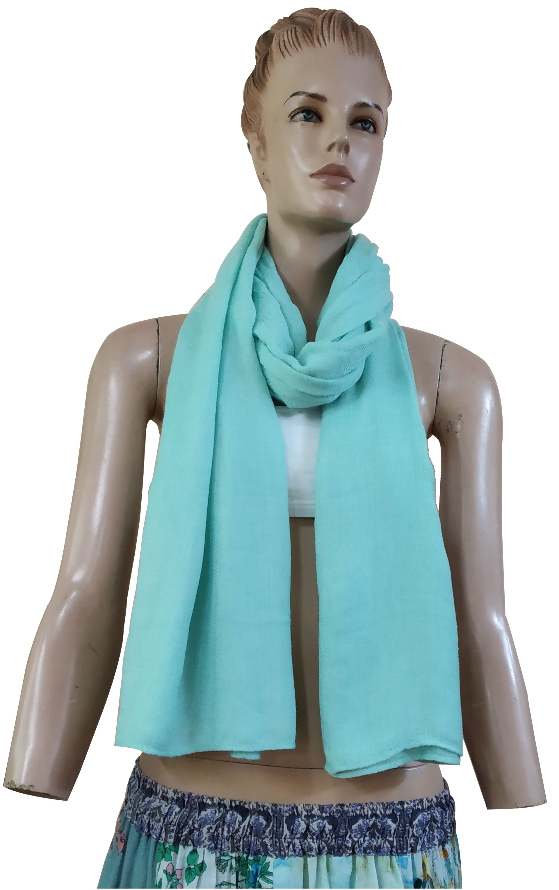 100% woolly Twill solid colour shawls