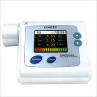 Diagnostic Spirometer - Lightweight Graded Plastic Body, Ultra-thin Portable Design | Large Tft Screen Display, Synchronous Parameter Measurement, Usb Connectivity, Built-in Lithium Battery