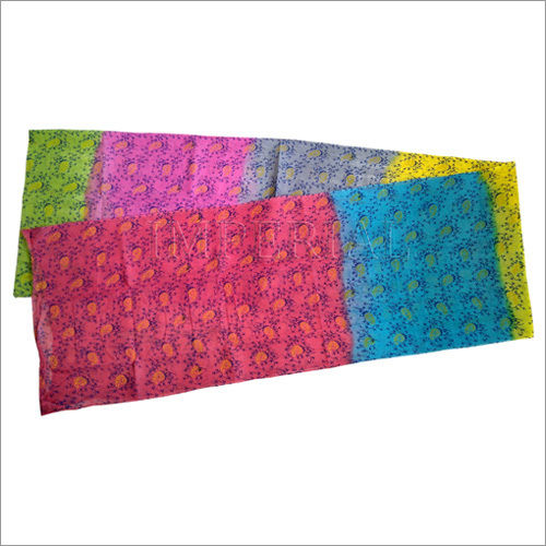 Multicolor Voile Printed Turban