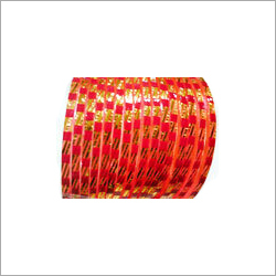 Ladies Bangles - Plastic Material, Lightweight Red Design | Durable, Easy to Carry, Smooth Texture with Attractive Patterns
