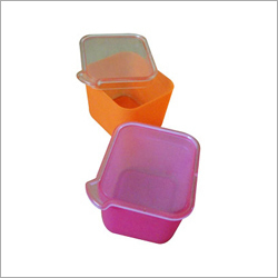 Plastic Kitchen Ware - Lightweight Plastic Containers | Pink and Orange, Attractive Design, Non-Toxic, Airtight Sealing