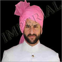 Pink Saif Ali Khan Wedding Turban