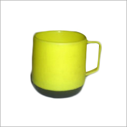 Plastic Mugs - Durable Plastic, Lightweight Yellow Design | Suitable for Hot and Cold Beverages