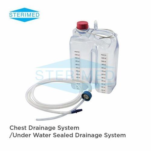 Transparent Chest Drainage System / Under Water Sealed Drainage System