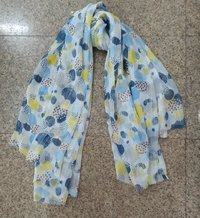 100% Polyester chiffon with lurex scarves