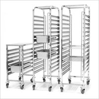 SS 60 x 40 mm - 15 nos Trolley for Baking Tray