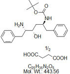(2S,3S,5S)-2-Amino-3-hydroxy-5-(tert-butyloxy carbonyl) amino-1,6-diphenyl hemi succinic acid salt.