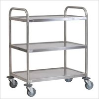 SS Clearing Trolley 3 Tier 90 x 50 x 95 cm