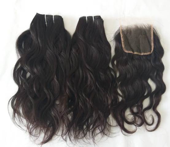 Black Wavy Hair Extension