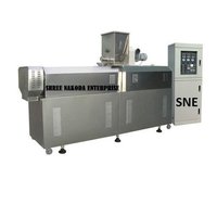 Corn Puff Double Screw Extruder - Capacity: 100-500 Kg/hr