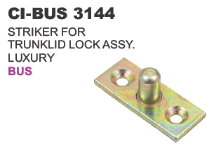 Striker Trunklid Lock Assy Bus - Metal 2x1 Inches Gold Finish | Secure Locking, Easy Installation, Durable Design