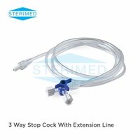 3 Way Stop Cock With Extension Line