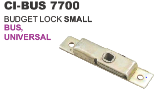 Budget Lock Small Bus - Metal, Small, Zinc-plated | Secure Locking, Easy Installation, Universal Fit, Durable Design