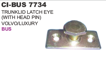 Trunklid Latch Eye Bus - Steel, 25x15x10 mm, Zinc Plated | Secure Closure, Easy Installation, Reliable Function