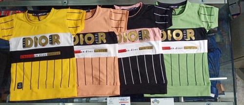 Kids T Shirt - Cotton, Sizes 18-34, Multicolour | Half Sleeves for Boys, Perfect Fit for Ages 2-10 Years