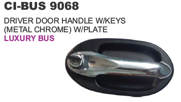 Driver Door Handle with keys Bus