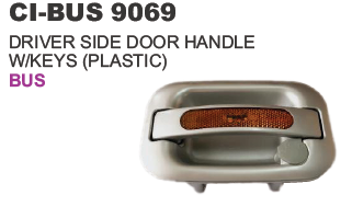 Driver Side Door Handle w/keys Bus