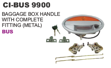 Baggage Box handle with Complete Fitting Bus