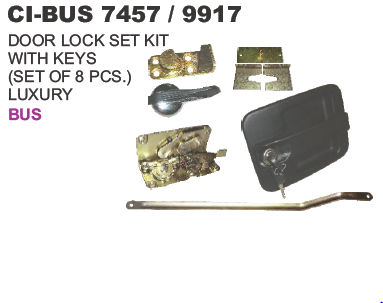 Door Lock set kit with Keys (set of 6) Bus