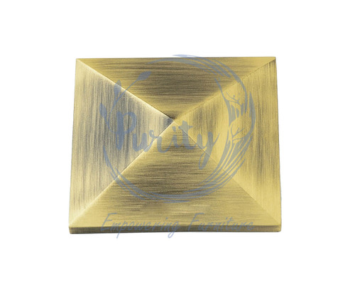 Brass Pyramid Mirror Cap