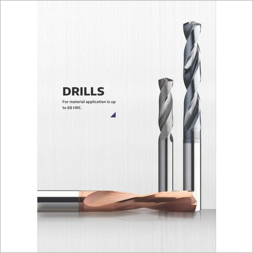68 HRC Carbide Drill Bit - Carbide Material, 0-13 Inch Length, Hex Shank Type | Premium Galvanized Finish, Ideal for Rock and Masonry Boring