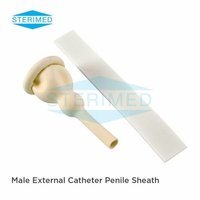White Male External Catheter Penile Sheath