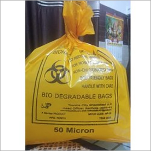 Yellow 50 Micron Biodegradable Garbage Bag
