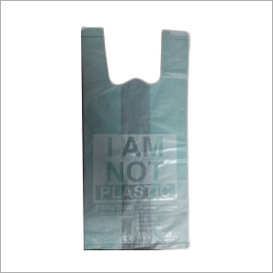 W Cut Biodegradable Carry Bag Food Safety Grade: Yes