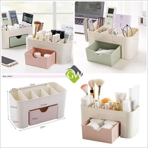 Plastic Cosmetic Storage Box Organizers