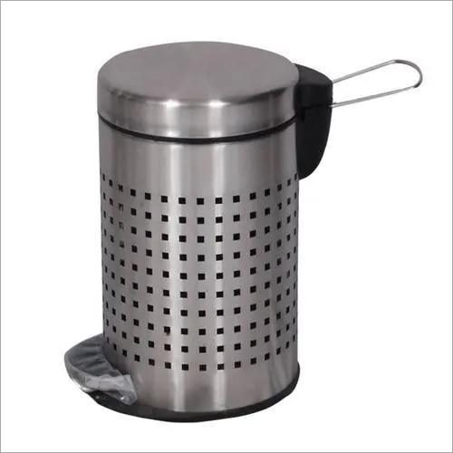 Bin Pedal Square / Round Perforated 7 x 11