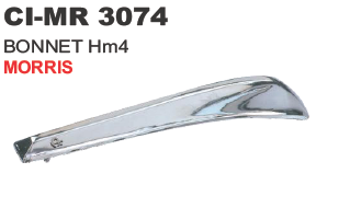 Bonnet Hm4 Morris - Metal 1000mm X 200mm, Chrome Finish | Classic Design, Durable, Easy Install