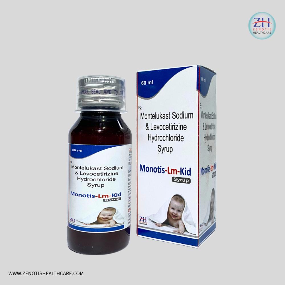 Levocetirizine And Montelukast Sodium Syrup General Medicines