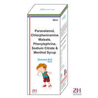 Paracetamol, Chlorpheniramine, Phenylephrine, citrato de Sodium & suspenso do Menthol