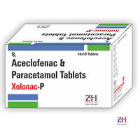 Aceclofenac 100mg & tabuletas de Paracetamol 325mg