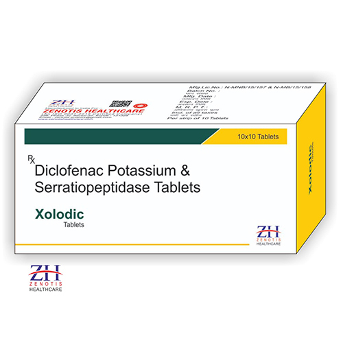 Diclofenac & Serratiopeptidase Tablets