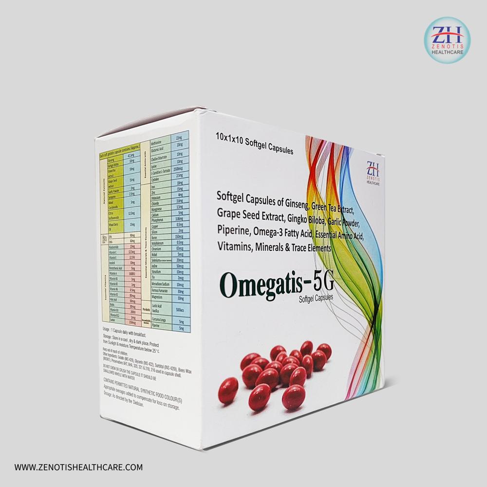 Omegatis-5g Softgel Capsules - Drug Type: General Medicines