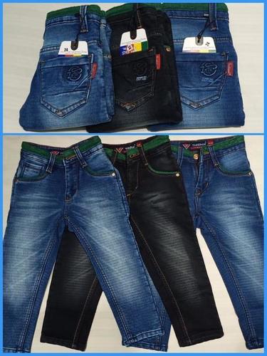 Kids Jeans - Denim Material, Size 16x36, Multicolour | Casual Wear for Ages 1 to 12 Years