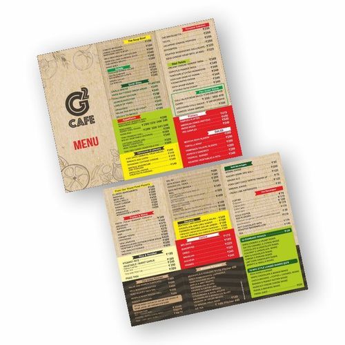 Restaurant Menu & Leaflet Designing