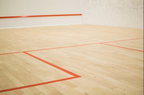 Teak Wood Squash Court Floor