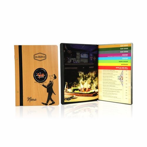 Wooden Menu