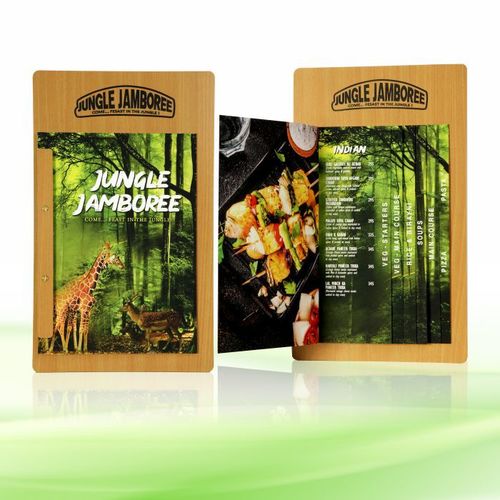Wooden Menu