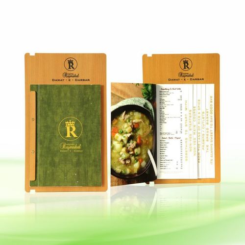 Wooden Menu