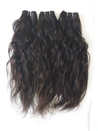 Indian Raw Virgin Wavy Hair Natural Shine Single Donor Hair