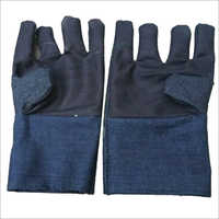 Washable Denim Blue Jeans Hand Gloves