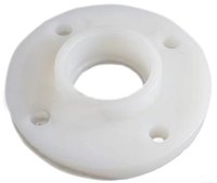 Pvdf Flange - Plastic Material, Socket Joint Connection, White Color | 12 Months Warranty, Din Standard